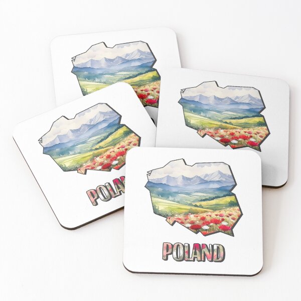 Item preview, Poland watercolor map designed and sold by Motivburg.