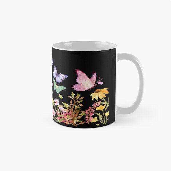 Artikelvorschau, Harmonie zwischen Wildblumen und Schmetterlingen entworfen und verkauft von Craft99.