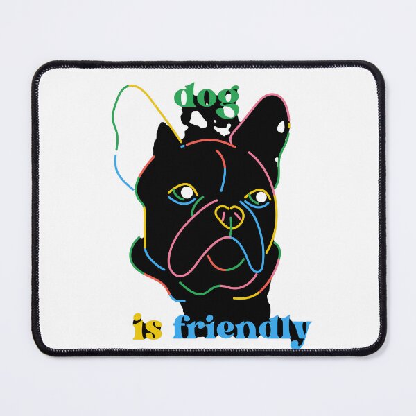 Item preview, beautiful colorful dog designed and sold by MarwaDesigne.