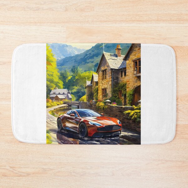 Item preview, Red Aston Martin DB9 with vivid colors. designed and sold by RevUpDesign.