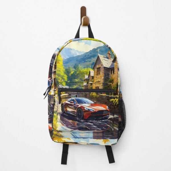Item preview, Red Aston Martin DB9 with vivid colors. designed and sold by RevUpDesign.