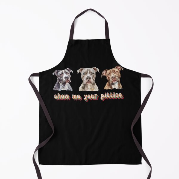 Item preview, show me your pitties - with 3 pittie faces designed and sold by EmeraldeaArt.