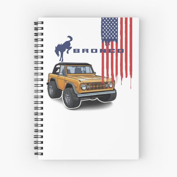 Item preview, BRONCO CAR AND SYMBOL WITH AMERICAN FLAG designed and sold by DomGDesign.