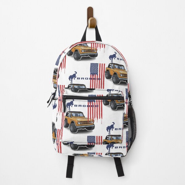 Item preview, BRONCO CAR AND SYMBOL WITH AMERICAN FLAG designed and sold by DomGDesign.
