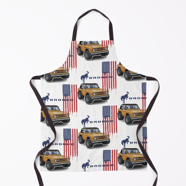 Item preview, BRONCO CAR AND SYMBOL WITH AMERICAN FLAG designed and sold by DomGDesign.