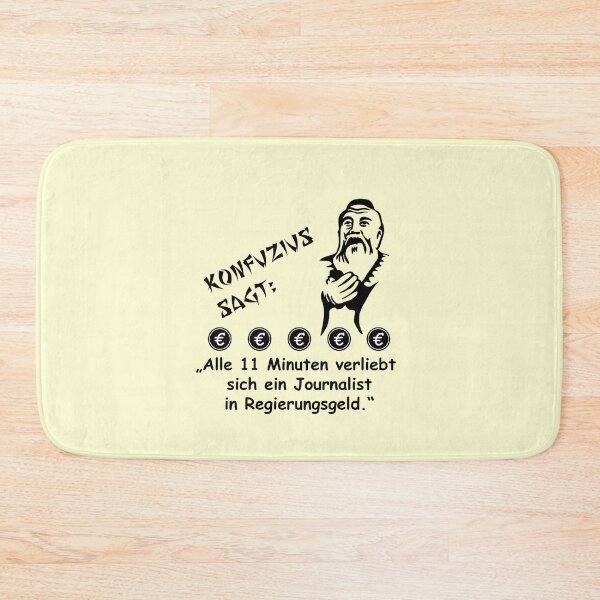 Item preview, Confucius says: Every 11 minutes a journalist falls in love designed and sold by ARTmanhART.