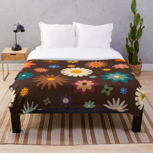 Item preview, Vintage Flowers 1960's Retro Vibe Design  designed and sold by LMStudioDesigns.