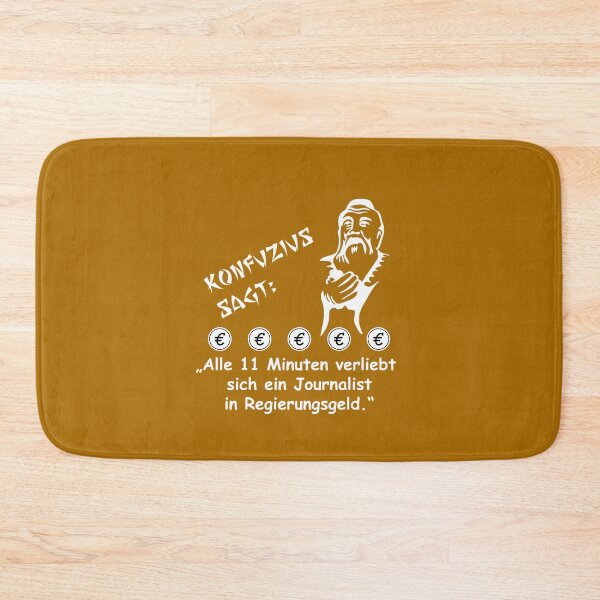 Item preview, Confucius says: Every 11 minutes a journalist falls in love... designed and sold by ARTmanhART.