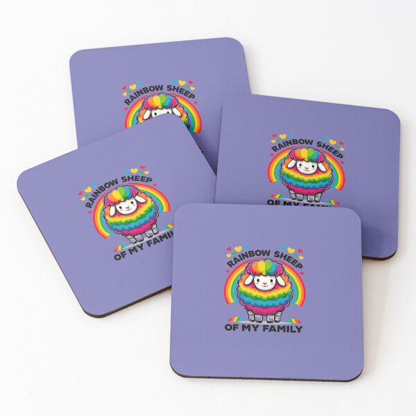 Item preview, Rainbow Sheep of This Family : Adorable Pride Art designed and sold by elynne9.