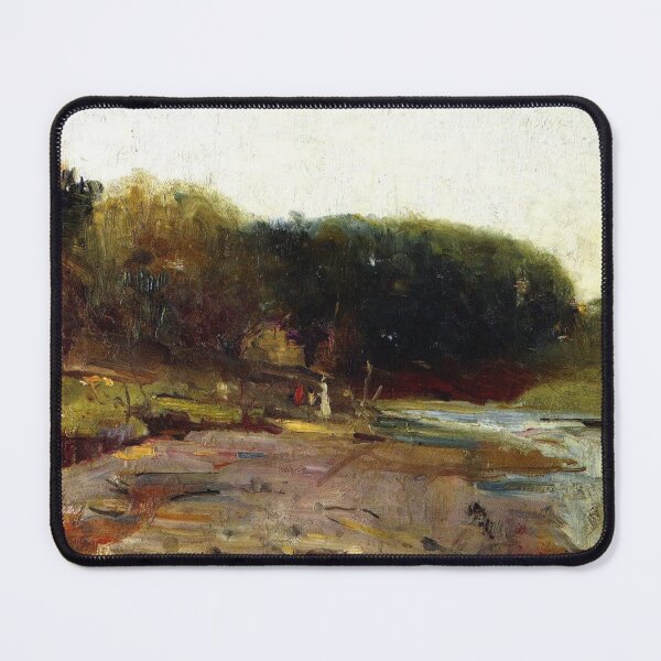 Item preview, Vintage Impressionistic Landscape art designed and sold by Vintage Designs +.