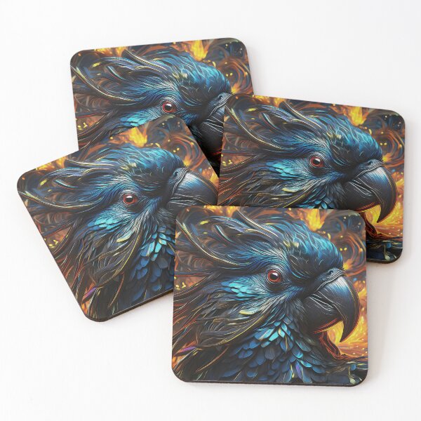Item preview, Glossy Black Cockatoo designed and sold by rainsdesigns.