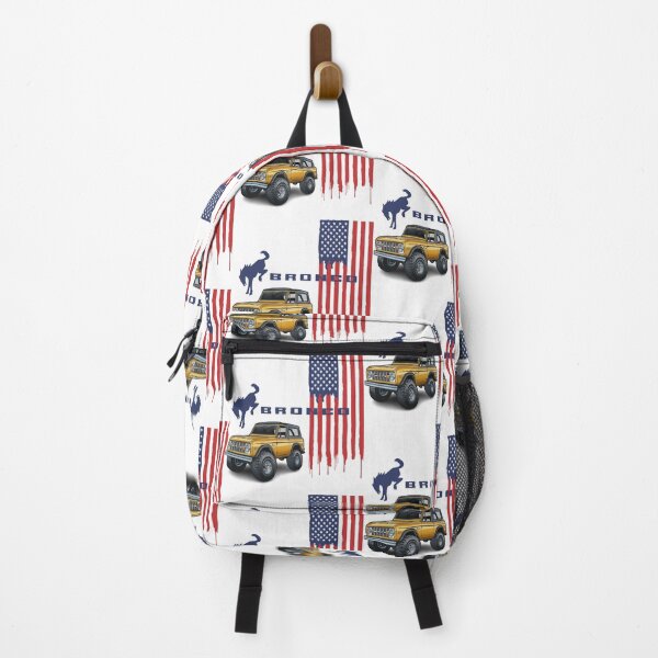 Item preview, BRONCO CAR AND SYMBOL WITH AMERICAN FLAG designed and sold by DomGDesign.