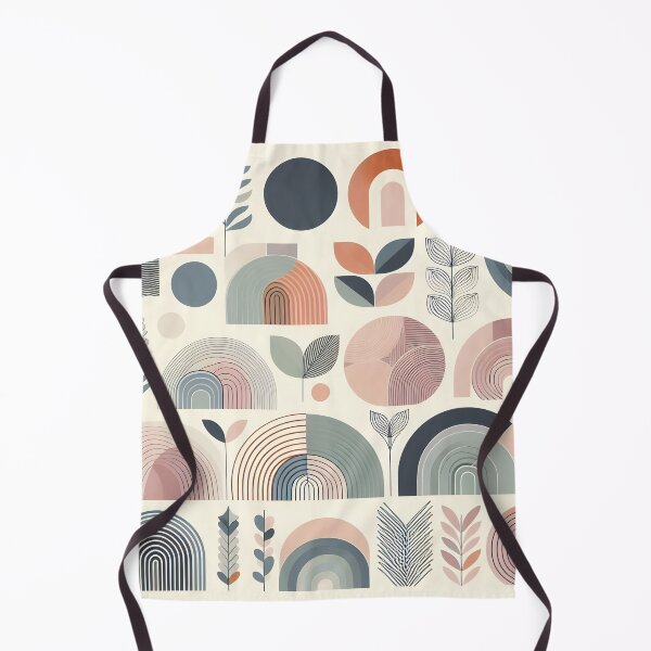 Item preview, Modern minimalist shapes with hippy-inspired pastel watercolor designed and sold by BlackCatspet1.