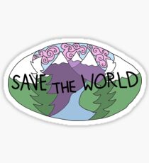 save the world Sticker