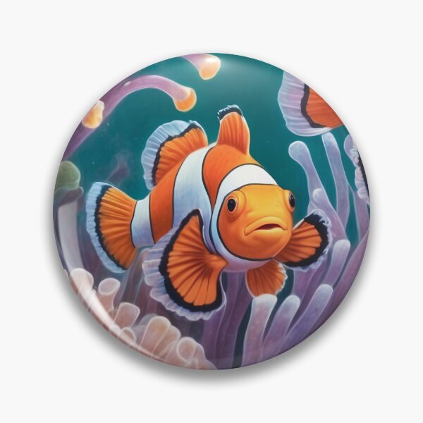 Item preview, Several clownfishes among anemones. Underwater artwork. Color sketch style  ЦЕНТР designed and sold by Andrey-Myagkov.