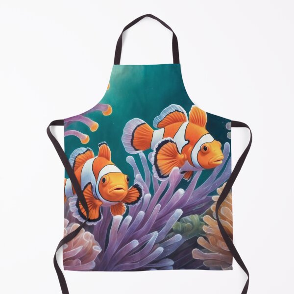 Item preview, Several clownfishes among anemones. Underwater artwork. Color sketch style  ЦЕНТР designed and sold by Andrey-Myagkov.