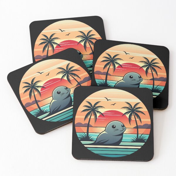 Item preview, sunset seal designed and sold by jkrphoto.