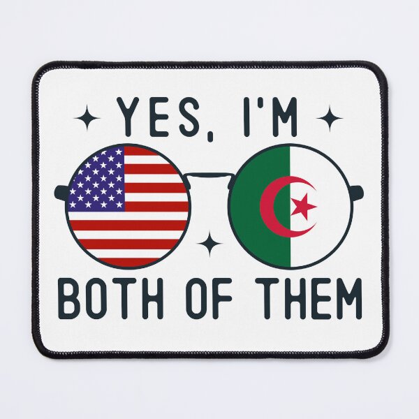 Item preview, Yes I'm Both Of Them American Algerian designed and sold by OX-tright.