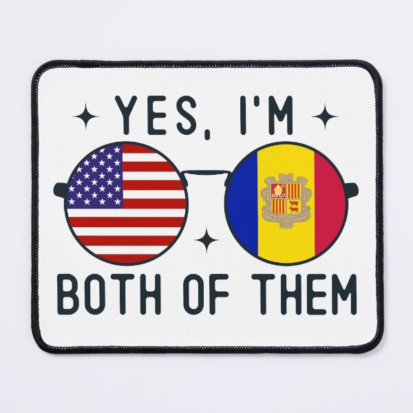 Item preview, Yes I'm Both Of Them American Andorran designed and sold by OX-tright.