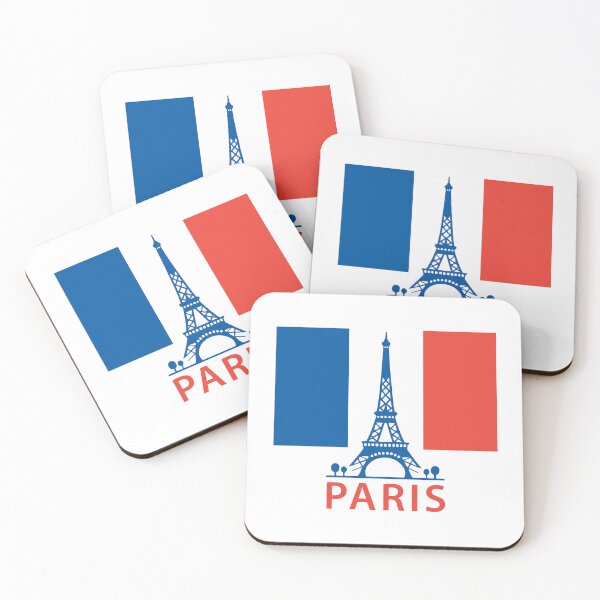 Item preview, Paris Eiffel Tower and French Flag designed and sold by AntiqueImages.