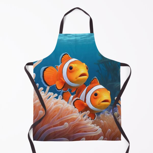 Item preview, Clownfishes among anemones. Underwater artwork. Color sketch style  designed and sold by Andrey-Myagkov.