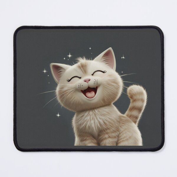 Item preview, Joyful Cat's Blissful Smile designed and sold by Rubyingooo.