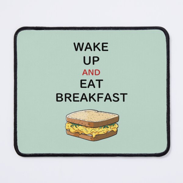 Item preview, Wake Up And Eat Breakfast - Scrambled Egg Sandwich designed and sold by sakurashorty.