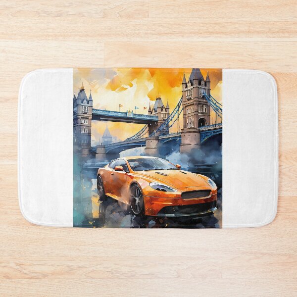 Item preview, London Bridge Sunset Orange Aston Martin DB9  designed and sold by RevUpDesign.