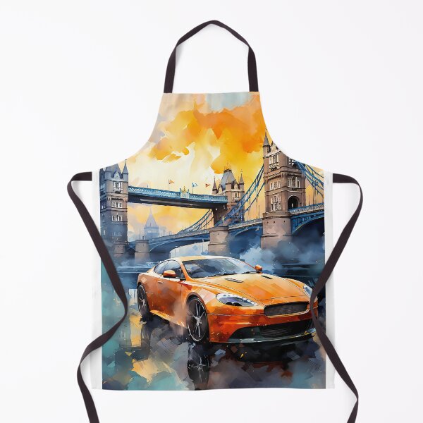 Item preview, London Bridge Sunset Orange Aston Martin DB9  designed and sold by RevUpDesign.
