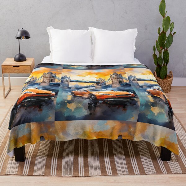 Item preview, London Bridge Sunset Orange Aston Martin DB9  designed and sold by RevUpDesign.
