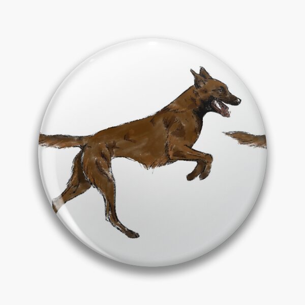 Item preview, Malinois running designed and sold by MyArtistry.