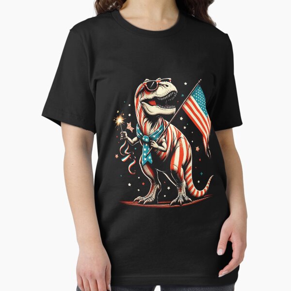 Item preview, Dinosaur 4th of July Independence Day design designed and sold by PATTERN-ZART.