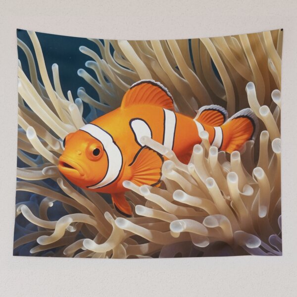 Item preview, Clownfish among anemones. Underwater artwork. Color sketch style  designed and sold by Andrey-Myagkov.