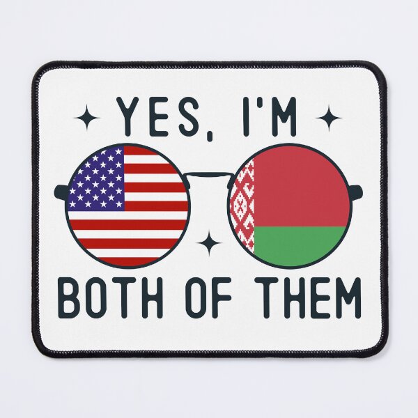 Item preview, Yes I'm Both Of Them American Belarusian designed and sold by OX-tright.