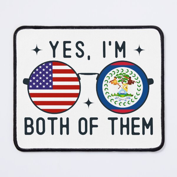 Item preview, Yes I'm Both Of Them American Belizean designed and sold by OX-tright.