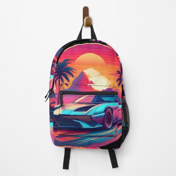 Item preview, Neon Dreams: A Synthwave Odyssey designed and sold by AI-Only Creations.