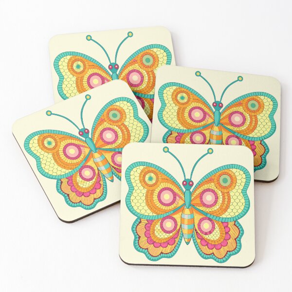 Item preview, Illustration of Crochet Butterfly designed and sold by AgarutanPrint.