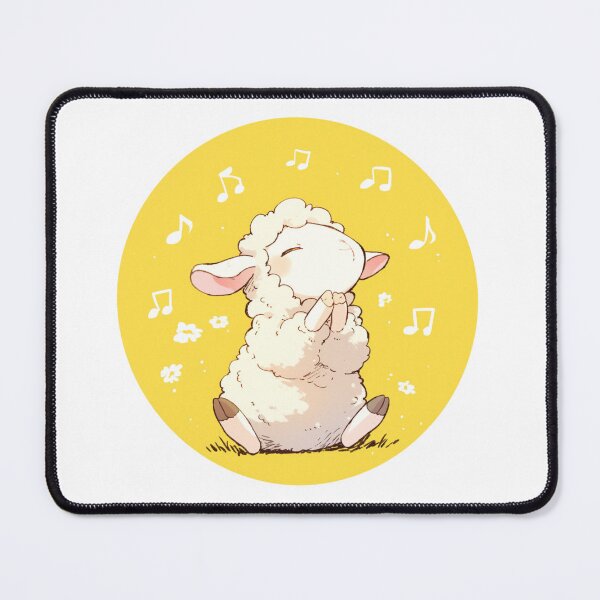 Item preview, Cute Lamb Listening to music // Loving Lamb Animal // Sheep designed and sold by SMARTKIT  DESIGNAGENCY.