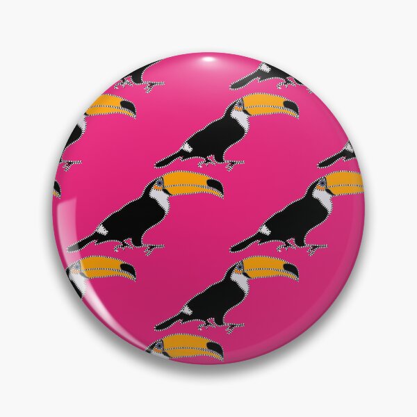 Item preview, Toucans pink background new scale  designed and sold by Tatiana Ribeiro.