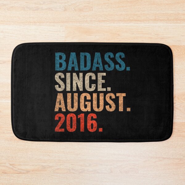 Item preview, Badass since August 2016 Vintage 2016 August birthday gift designed and sold by Teelogic.