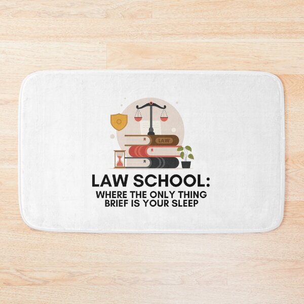 Item preview, Law school: where the only thing brief is your sleep, funny law school designed and sold by NoetherSym.