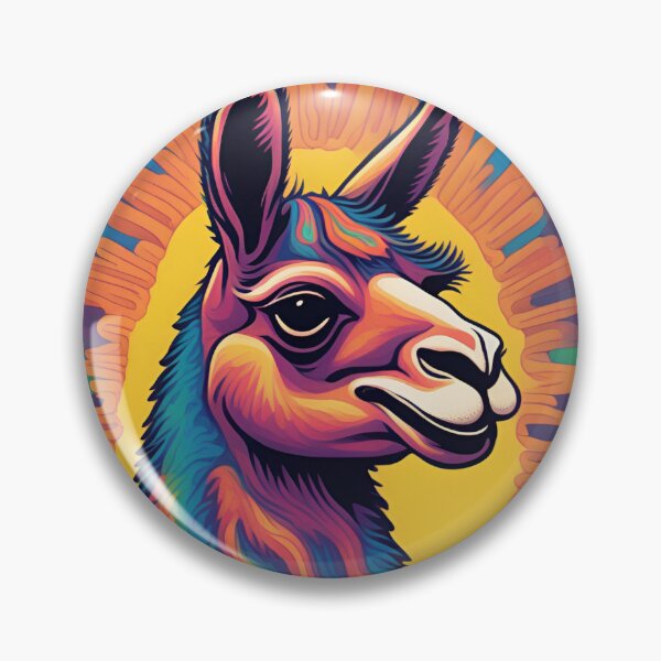 Item preview, Psychedelic llama designed and sold by RiffZoom.