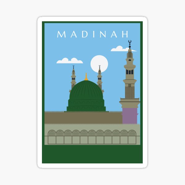 Item preview, Madinah City with Masjid e Nawabi designed and sold by skalihm.