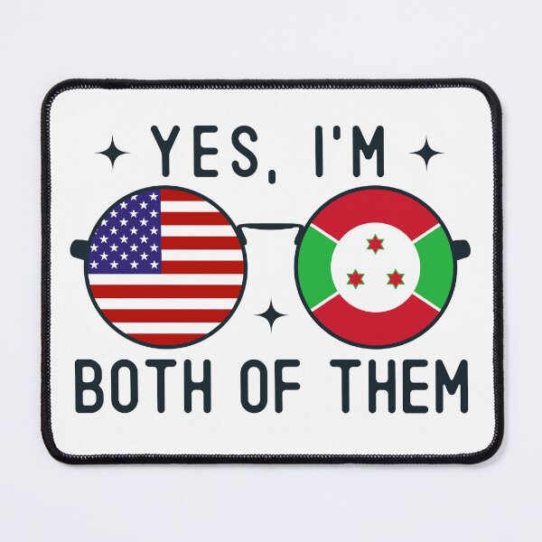 Item preview, Yes I'm Both Of Them American Burundian designed and sold by OX-tright.