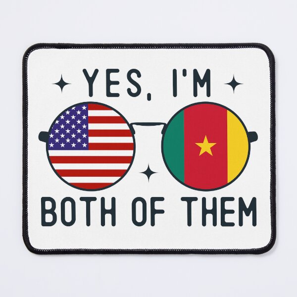 Item preview, Yes I'm Both Of Them American Cameroonian designed and sold by OX-tright.