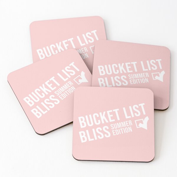 Item preview, Summer bucket list milenial pink designed and sold by Matoforma.