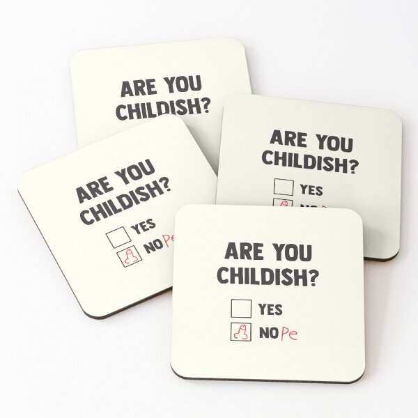 Item preview, Are You Childish? designed and sold by Abhishek Goldar.