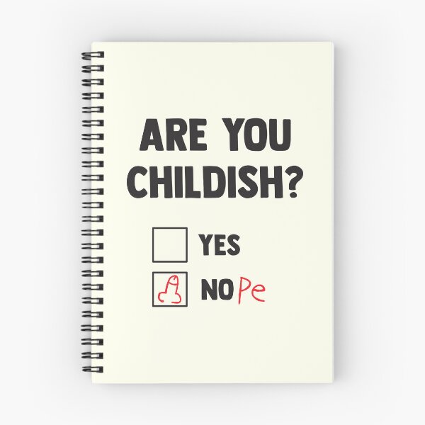 Item preview, Are You Childish? designed and sold by Abhishek Goldar.