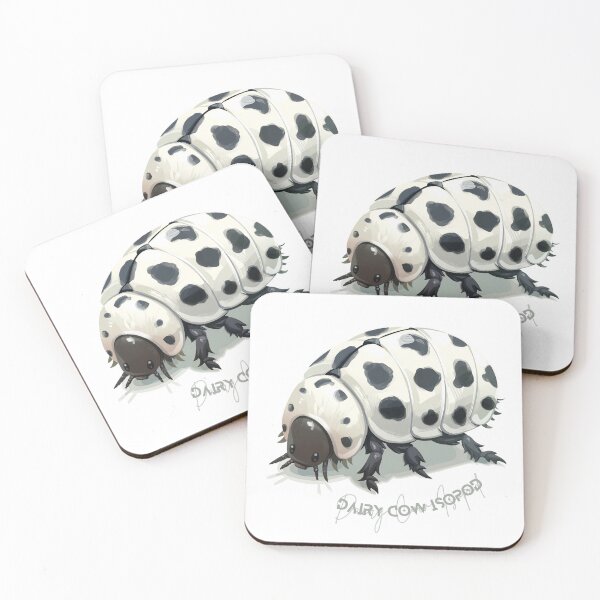Item preview, Dairy Cow Isopod Cute designed and sold by BanFahSai.
