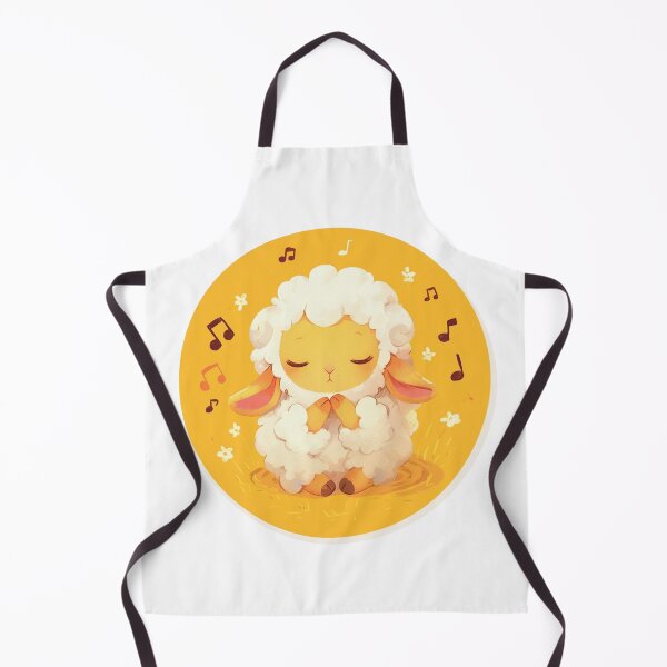 Item preview, Cute Lamb Listening to music // Loving Lamb Animal // Sheep designed and sold by SMARTKIT DESIGNAGENCY.